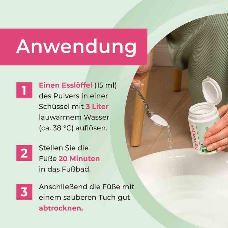 Myfungar Medizinisches Fußbad Granulat - 5