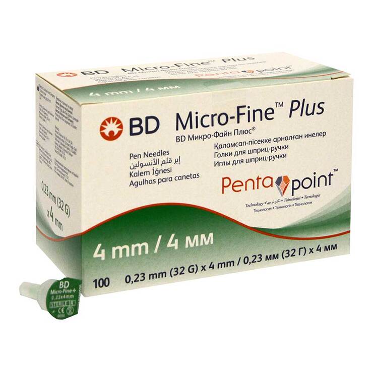 BD Micro-Fine + 4 Pen-Nadeln 0,23x4 mm - 1