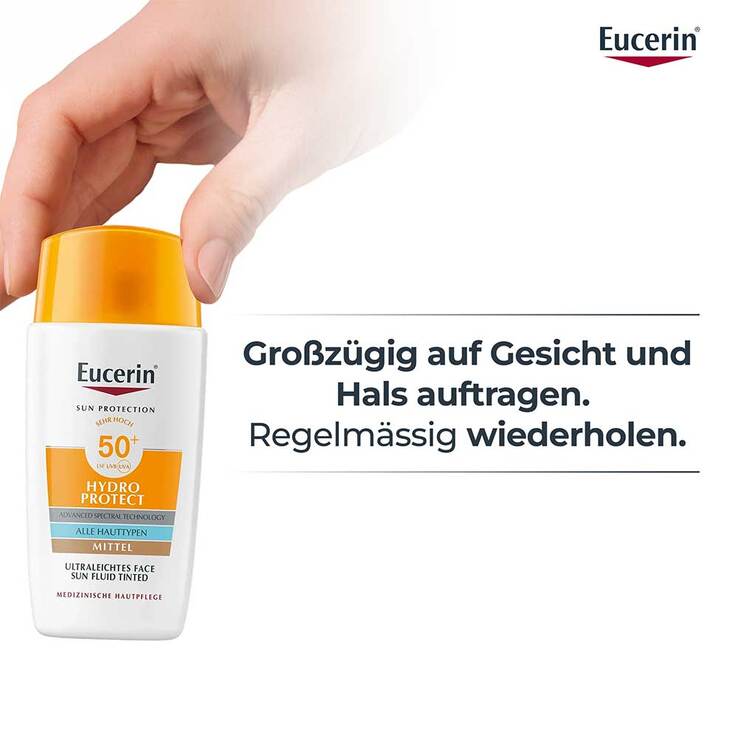 Eucerin Sun Fluid Hydro Protect Face mittel LSF50 + - 8