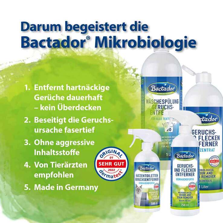 Bactador Bodenreiniger und Geruchsentferner Konzentrat - 2