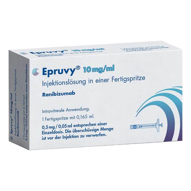 Epruvy 10 mg / ml Injektion -Lösung 1,65mg Fertigspritze - 1