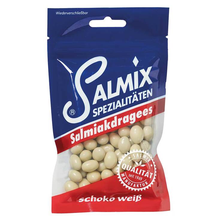 Salmix Salmiakdragees Schoko weiß - 1