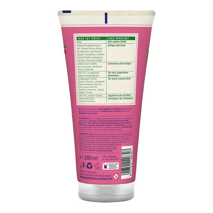 DE Duschgel Bio-Mandel & Pfirsich - 2