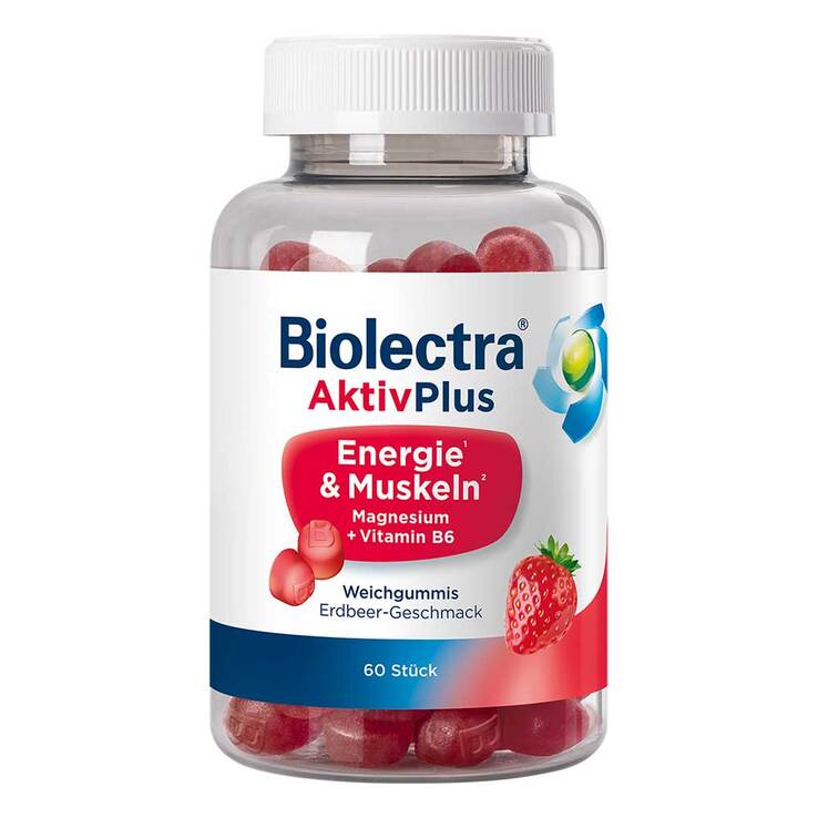 Biolectra Aktivplus Energie & Muskeln Gummis Erdb. - 1