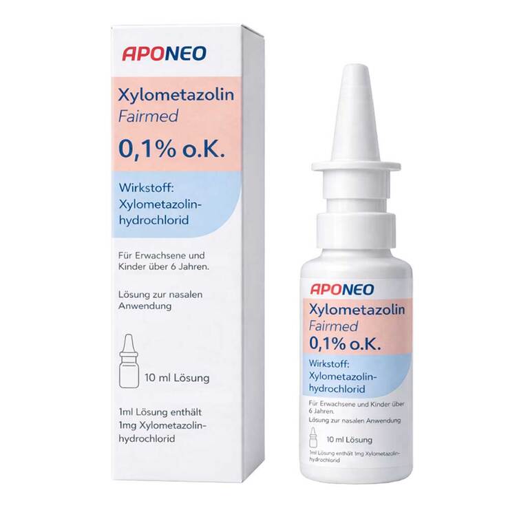 Aponeo Xylometazolin Fairmed 0,1% o. K. Nasenspray - 1