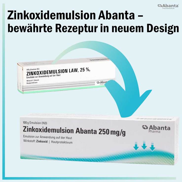 Zinkoxidemulsion Abanta 250 mg / g - 2