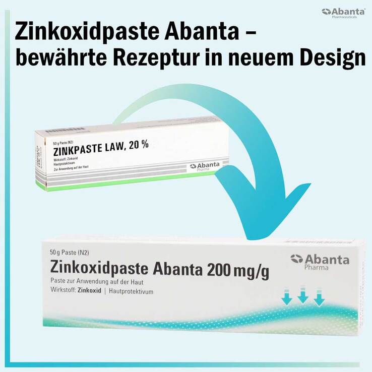 Zinkoxidpaste Abanta 200 mg / g Paste zur Anwendung auf der Haut - 2
