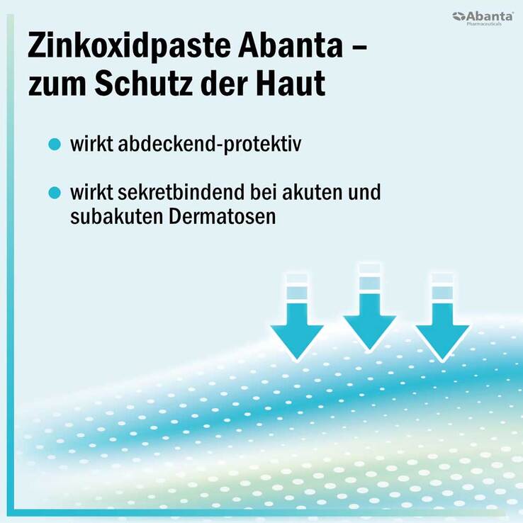 Zinkoxidpaste Abanta 200 mg / g Paste zur Anwendung auf der Haut - 3