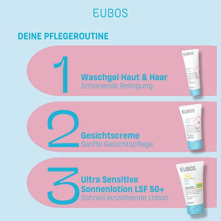 Eubos Haut Ruhe Ultra sensitiv Sonnenlotion LSF50 + - 8
