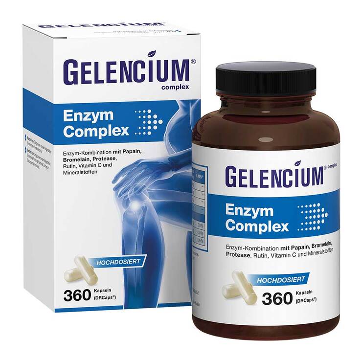 Gelencium Enzym Complex hochdosiert mit Bromelain Kapseln  - 1