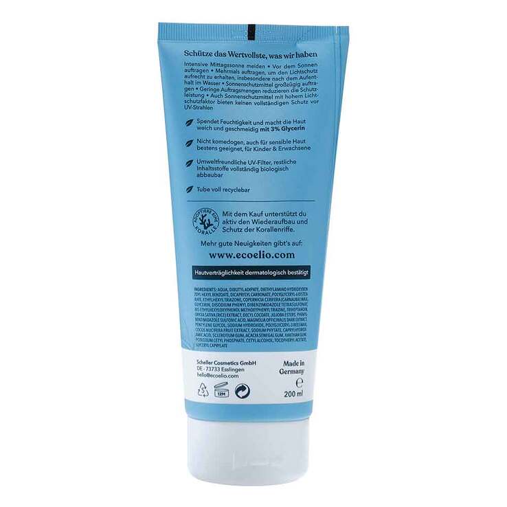 Eco Elio Alles Routine Sonnencreme LSF 50 + - 2