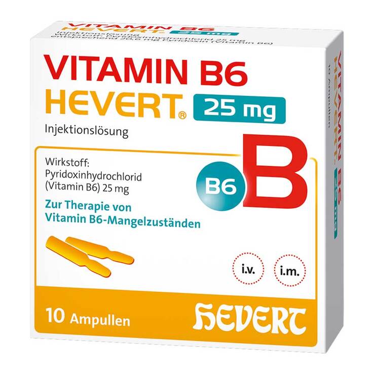 Vitamin B6 Hevert 25 mg Injektionslösung - 1