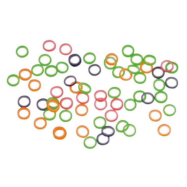 Zahnspangengummis 1 / 8 3,2 mm 4,5 oz farblich sortiert - 1