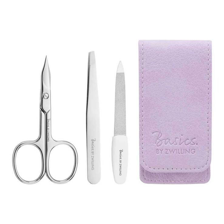Zwilling Basics Etui Maniküre 3teilig rosa - 3