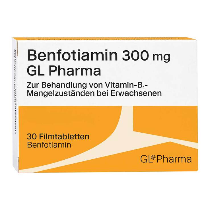 Benfotiamin 300 mg GL Pharma Filmtabletten - 1
