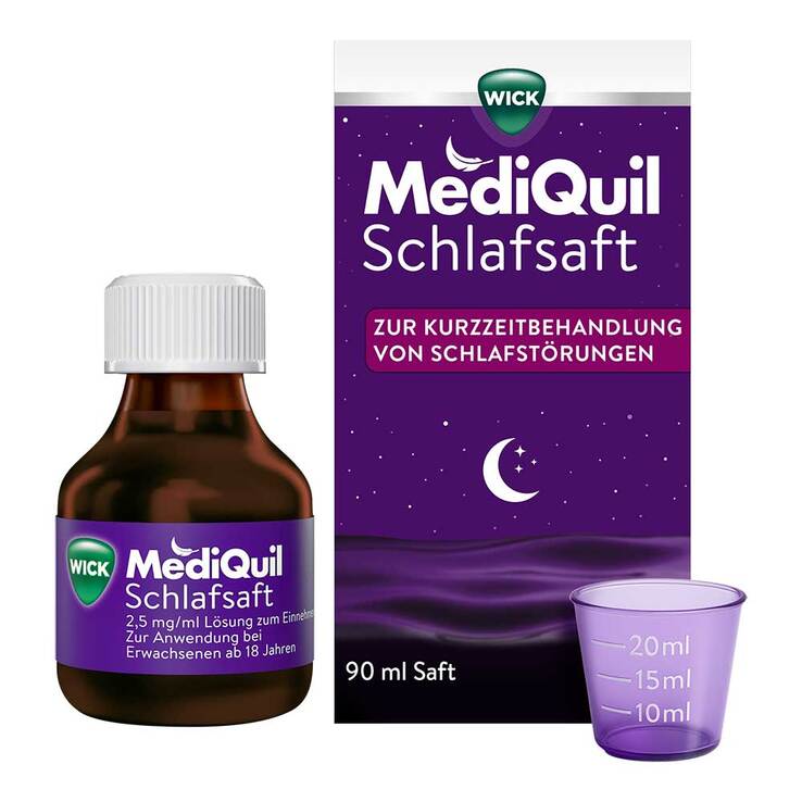 WICK MediQuil Schlafsaft 2,5 mg/ml Lösung zum Einnehmen - 1
