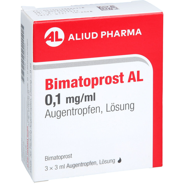 Bimatoprost AL 0,1 mg / ml Augentropfen Lösung - 1