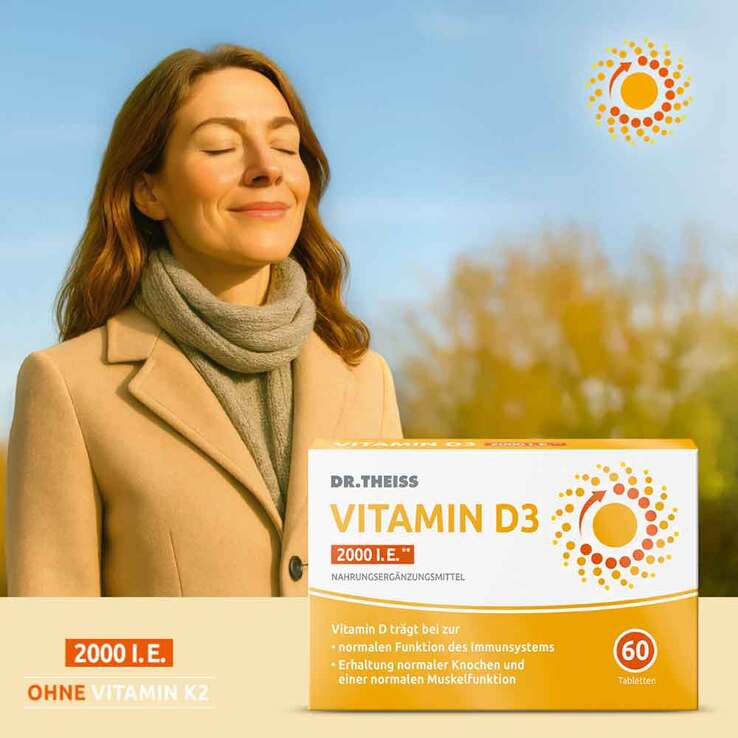 Dr. Theiss Vitamin D3 Tabletten 2000 I.E. - 2