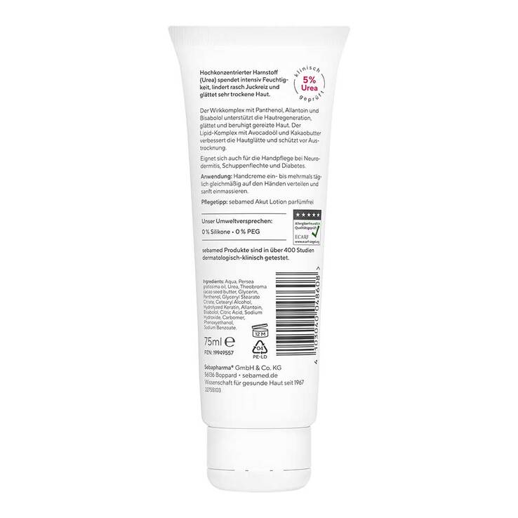 Sebamed Akut Handcreme Urea 5% parfümfrei - 2
