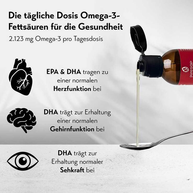 Puresgp Omega-3 Öl Forte Tropfen - 4