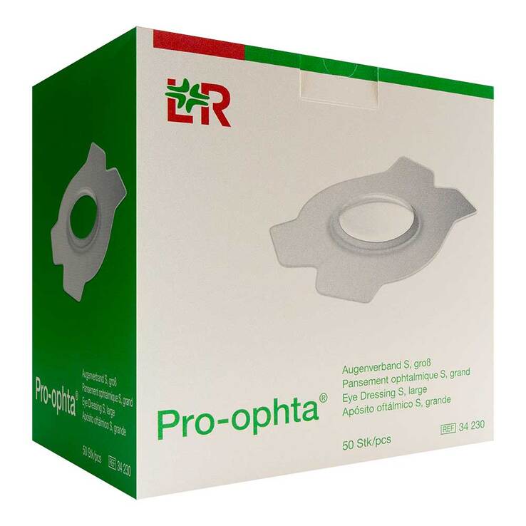 Pro-Ophta Augenverband S groß 50 St