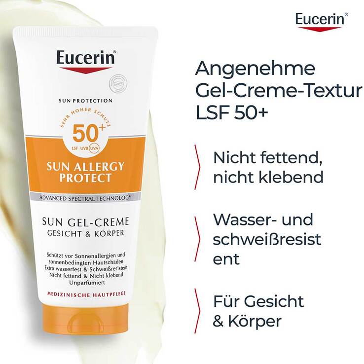 Eucerin Sun Allergie Gel LSF 50 + - 6