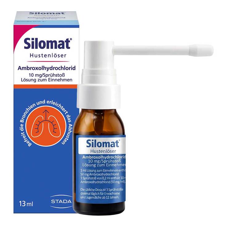 Silomat Hustenlöser Ambroxol 10mg / Sprü.Lösung zum Einnehmen - 1