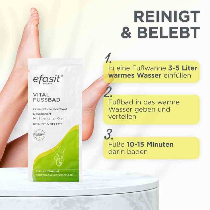 Efasit Vital Fußbad Sachet - 4
