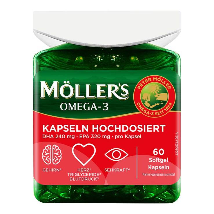 Möller`s Omega-3 Kapseln hochdosiert - 1