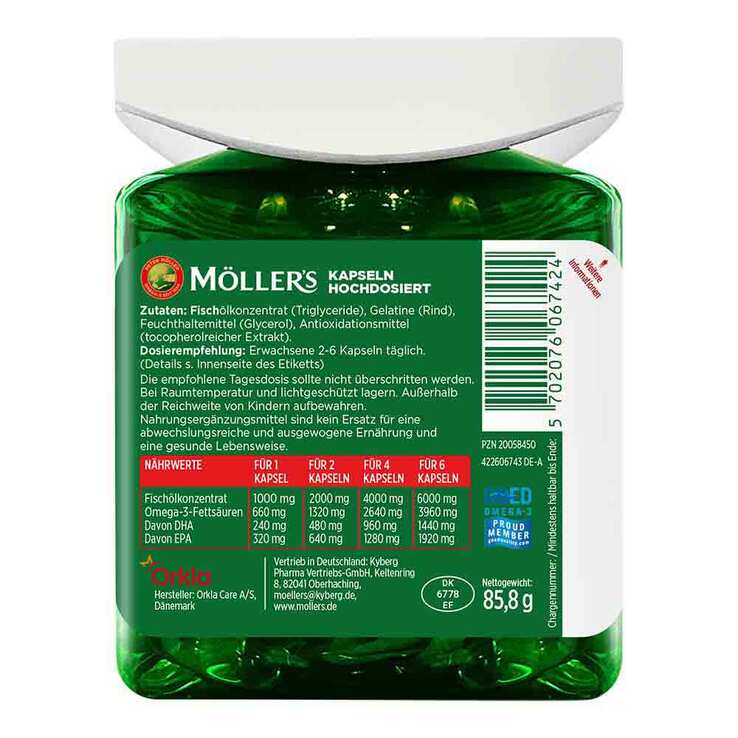 Möller`s Omega-3 Kapseln hochdosiert - 2