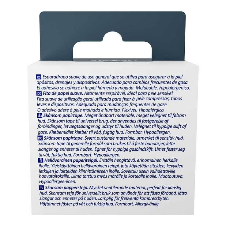 Nexcare Gentle Paper Tape 5 cmx5 m weiß Rolle - 3