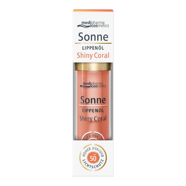 Sonne Lippenöl shiny coral LSF 50 - 1