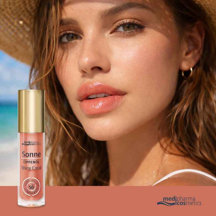 Sonne Lippenöl shiny coral LSF 50 - 3