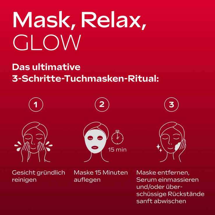 Weleda Exo Boost Firm & Lift Tuchmaske Granatapfel - 4