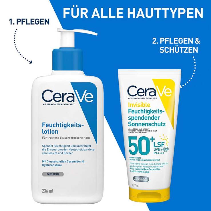 Cerave Sonnenschutz Körper feuchtigkeitssp.SPF 50 + - 5