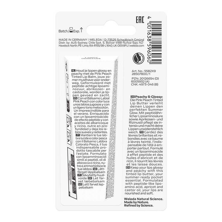 Weleda Pink Peach tinded Lip Butter - 2