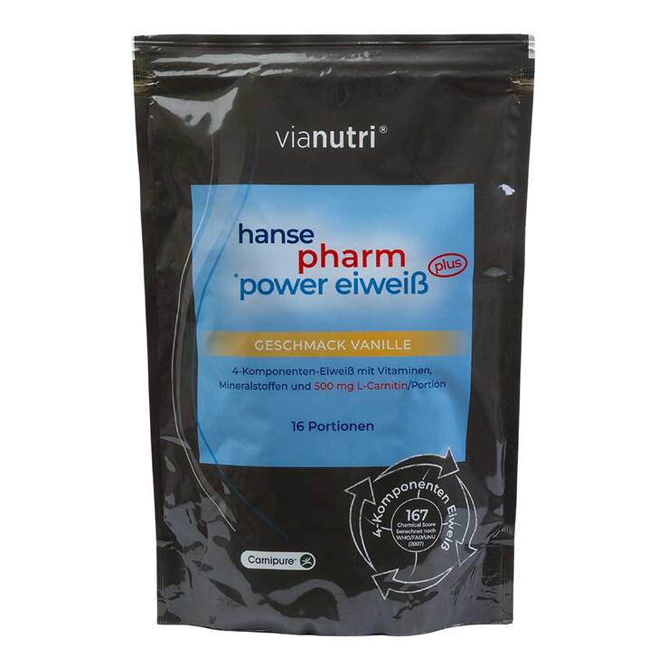 Power Eiweiss plus Protein Shake Pulver Vanille - 1