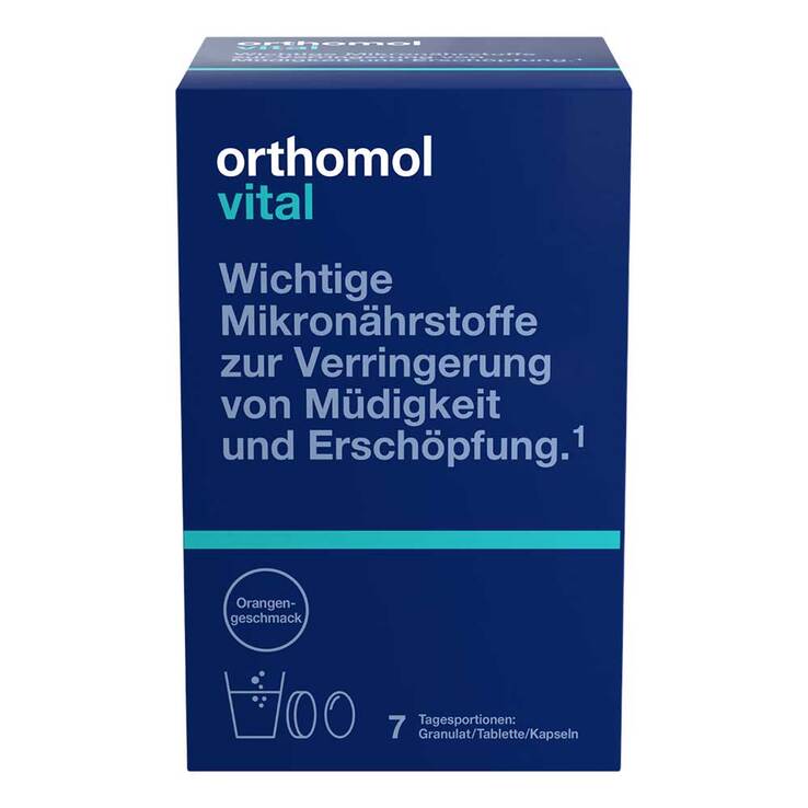 Orthomol Vital Granulat / Tablette / Kapseln Orange - 1