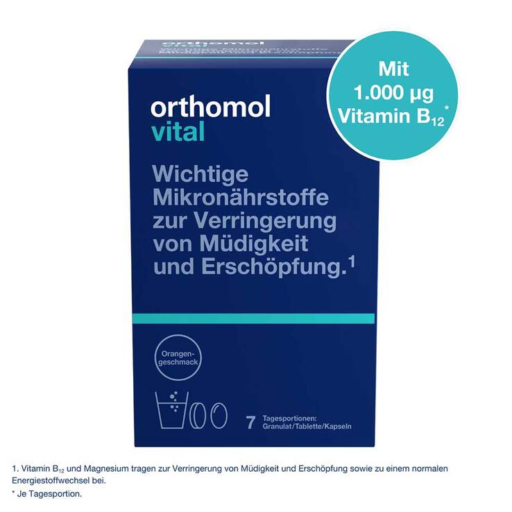 Orthomol Vital Granulat / Tablette / Kapseln Orange - 2