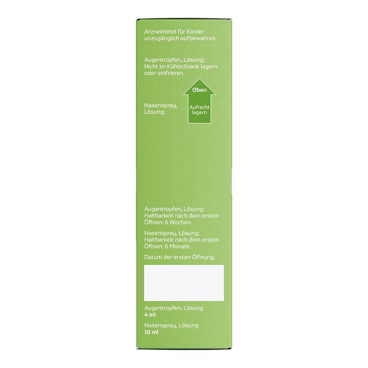 Azelastin axicur Kombi-Pack.0,5mg / ml AT + 1mg / ml NS - 4