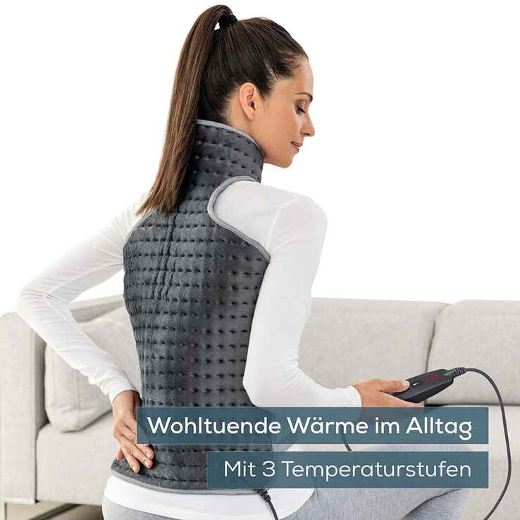 Beurer HK64 Rücken- / Nacken-Heizkissen cosy grey - 4