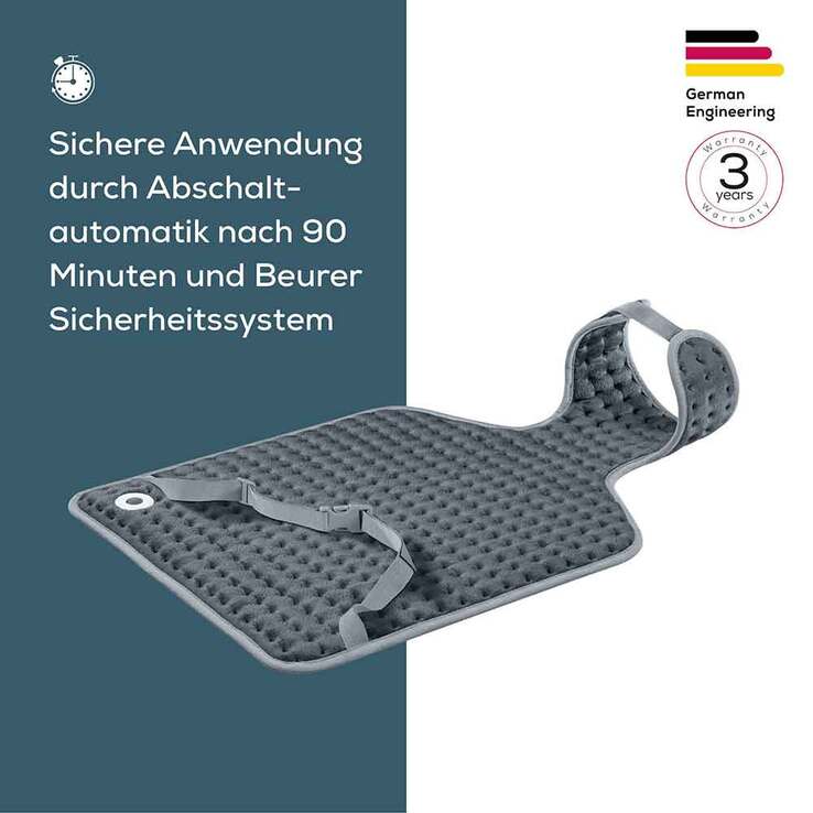 Beurer HK64 Rücken- / Nacken-Heizkissen cosy grey - 6
