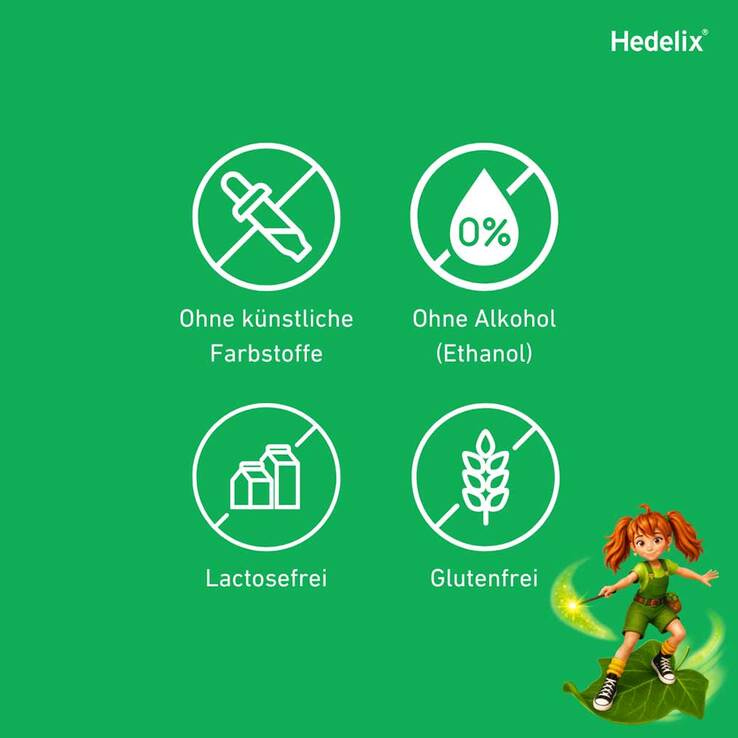 Hedelix Hustensirup mit Himbeer-Kirsch-Geschmack - 6