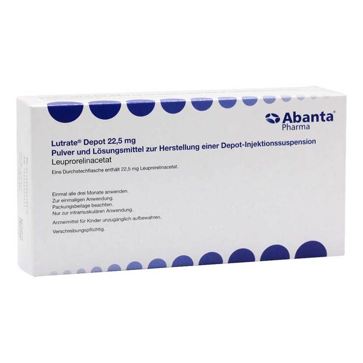 Lutrate Injection Lutrate Depot 22,5 mg P.und LM z.H.e.depuratus Injektionssuspension 1 ...