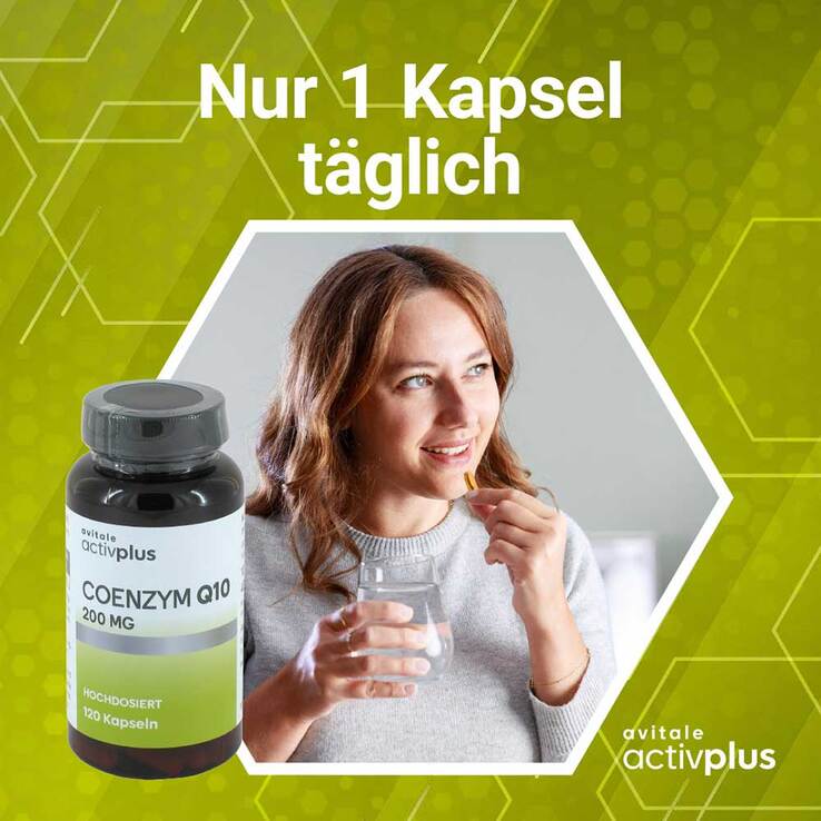 Activplus Coenzym Q10 200 mg Kapseln - 5