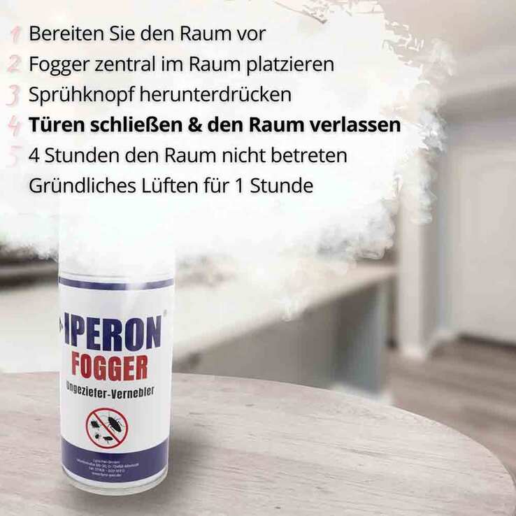 Iperon Fogger Ungeziefer-Vernebler Spray - 4