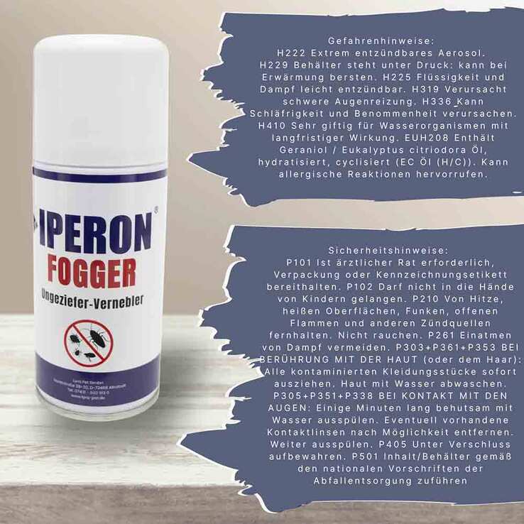 Iperon Fogger Ungeziefer-Vernebler Spray - 5