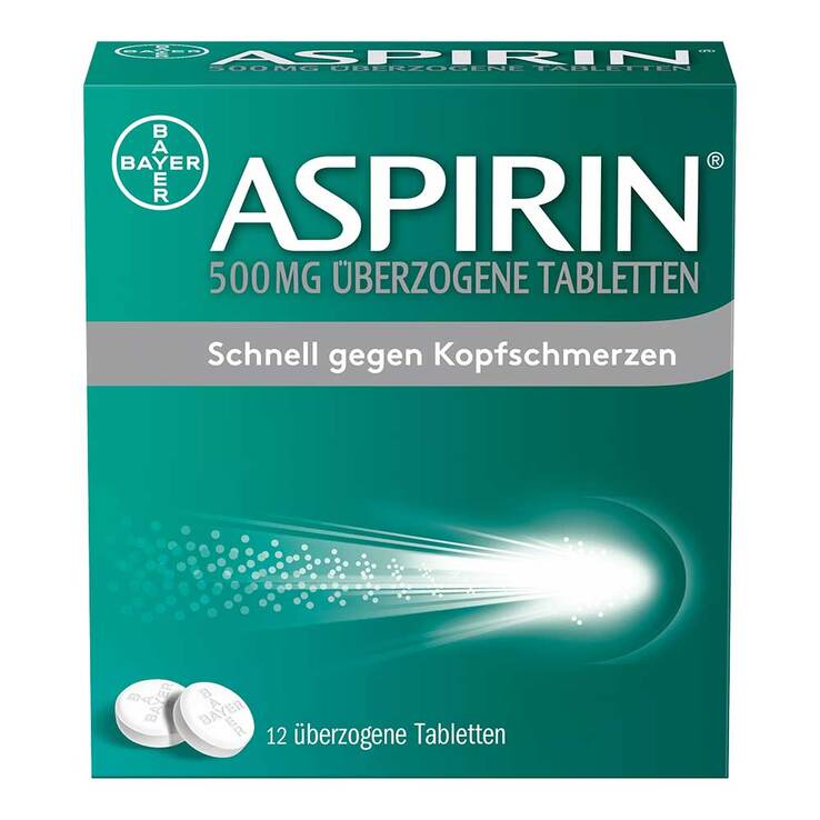 Aspirin 500 mg überzogene Tabletten - 1