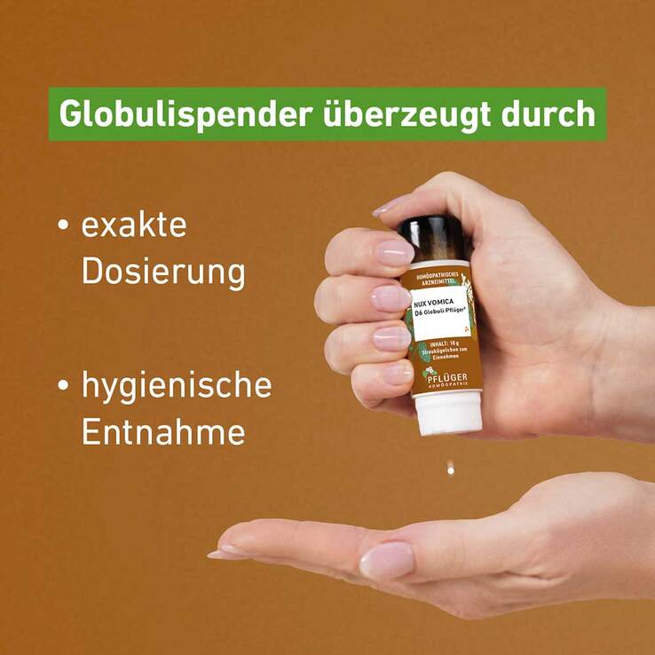 Nux vomica C 30 Globuli Pflüger Globulispender - 3