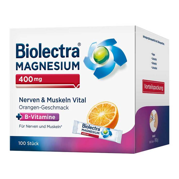 Biolectra Magnesium 400 mg Nerven & Muskeln Vital - 1